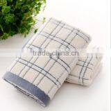Checked Cotton Plain Dyed Face Towel thumbnail-3