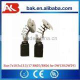 Dewalt Carbon Brushes BK05 BK06 Size 7X10.5X13.5/17mm BK05 BK06 for DW130,DW291 thumbnail-1