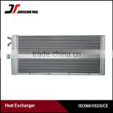 Customized air cooled aluminum plate bar excavator radiator oil cooler