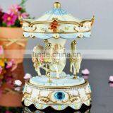 Hot Sale Resin Music Box With Light thumbnail-1
