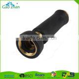 OEM Brass Metal Fire Hydrant Brass Hose Nozzle With Rubber Grip thumbnail-1
