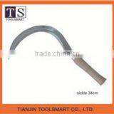 Long Handle Agricultural Harvesting Sickle 34cm