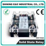 SSR-T40AA CE Approved 40 Amp Equal To Fotek AC Three Phase SSR thumbnail-1