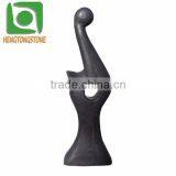 Modern Art Black Marble Abstract Statue thumbnail-6