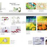 Wine and Fruits 3D Printting PP Washable Placemats thumbnail-2