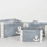 Vintage Antique Wooden Apple Crates Wood Storage Box With Handle Wholesale thumbnail-4