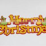 Merry Christmas Window Listing Christmas Decorations Non-woven Fabrics English Letters Decorations thumbnail-5