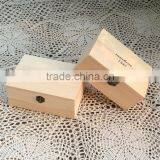 Primary Solid Wood With Lid Wooden Box Chalkboard Storage Box Jewel Case thumbnail-1