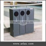 Arlau Metal Steel Street Sorted Trash Can thumbnail-1