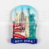 American Tourist Souvenirs New York City 3d Resin Custom Fridge Magnet thumbnail-2