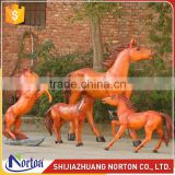 farm decorative life size horse statue fiberglass for sale NTRS647S