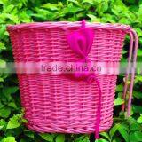 High Quality Cheap Wicker Bike Basket &purple Girl Bike Basket thumbnail-1