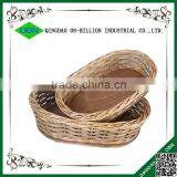 Custom Wood Chips and Willow Oval Heated French Bread Basket thumbnail-4