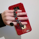 Imitation PU Leather Back Cover Diamond Mobile Phone Cases for IPhone7/7Plus/6/6s/6plus/6splus Cell Phone Housing shell thumbnail-4