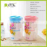 Set of 3 Pcs Double Layers PP Cold Water Teapot Jug Plastic Kettle thumbnail-1