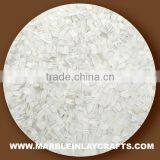 White Mother Of Pearl Table Top , Sea Shell MOP Table Top thumbnail-1