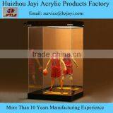 Acrylic Lucite Doll Collectible Display Cabinets With Black Acrylic Base thumbnail-2
