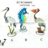 Stained Sea Animal Iron&glass Candlestick thumbnail-1