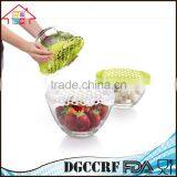 Silicone Flat Splatter Screen Frying Strainer With Antiskid Handle Pot Cover Pan Lid thumbnail-2