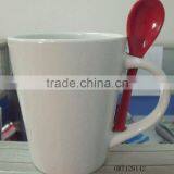Ceramic Mug With Spoon thumbnail-1