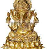 Indoor Fengshui Decoration Metal Crafts Bronze Indian God Statue for Sale