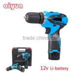 Portable 12V Electric Mini Cordless Screwdrivers 180N.M Torque Li-ion Battery Rechargeable Cordless Screwdrivers