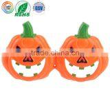China Funny Halloween Pumpkin Shaped Props Plastic Glasses