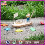 2016 New Design Kids Wooden Cat Fishing Toy W01B029 thumbnail-1