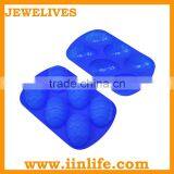 Sedex Approved Factory 100% Food Grade Silicone Egg Shaped Cake Pan thumbnail-1