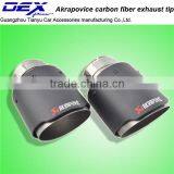 New Style Auto Accessories Universal Carbon Fiber Universal Exhaust Tips Akrapovic Tip M Tip thumbnail-3