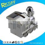 Unique Train Shaped Metallic High Quality Coin Bank in Hot Sale thumbnail-4