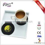 Hot Selling Round Silicone Coasters, Cute Button Coasters, Home Table Coffee Drink Cup Mat thumbnail-1