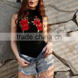 Girls Preteen Underwear Model Teddy Lingerie Girls T-shirts Embroidery Designs Embroidery Rose Sexy Girls T-shirt thumbnail-4