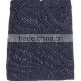 Women Apparel Ladies Fashion New Skirt Blue and Black Contrast Mini Skirt Women Short Straight Skirt thumbnail-3