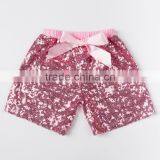 Wholesale Plain Baby Clothing Summer Girls Hot Shorts Elastic Waist Baby Sequin Shorts thumbnail-5