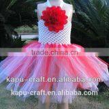 Fashion Children Fancy Tutu Dress New Frozen Tutu Crochet Dress for Wedding