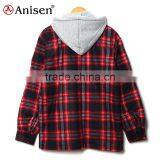Garment Manufacturer Wholesale Plaids Winter Men Polar Fleece Jacket Stock thumbnail-2
