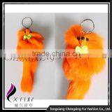 CX-R-49 Wholesale Keychain Fox Fur Tail Cute Cheap Key Chain thumbnail-4