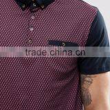 MGOO Hot Sale Summer Casual 180g 100% Cotton Custom Short Sleeve Mens POLO T-shirt With Chest Pocket thumbnail-3