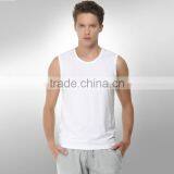 Lastest Breathable Men Wholesale Plain White Tank Tops