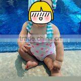 Polka Dot Swimwear Match Stripe Bowknot One Piece Swimsuit Wholesale thumbnail-4