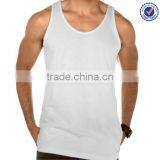 Blank White Gym Tanktops for Mens Plain Cotton Male Gym Tanktops thumbnail-3