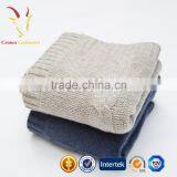 High Quality Solid Cabke Knit Baby Blanket For Winter thumbnail-5