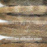 Real Fur Collar 100% Genuine Raccoon Scarf 68cm *11cm Fur Trim of Down Coat thumbnail-1