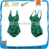 American Plus Size High Waist Ladies Swimwear Women Swimsuit thumbnail-1