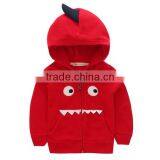 Front Open Sweatshirt Custom Kids Animal Thick Fleece Zipper Hoodies thumbnail-4