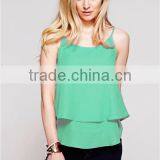 Simple Design Casual Wear Ladies Chiffon Camisole thumbnail-1