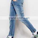 2017 Hot Sell Custom Men 100% Cotton Denim Jeans Trousers Wholesale in Cheap Price thumbnail-3