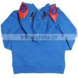 2017 Fancy Wholesale Plain Zip Hoodies Cotton With Hood for Boys thumbnail-2