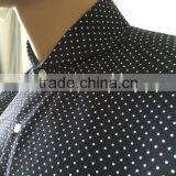 Latest Mens Dress Shirt Design Dark Blue Dots thumbnail-4